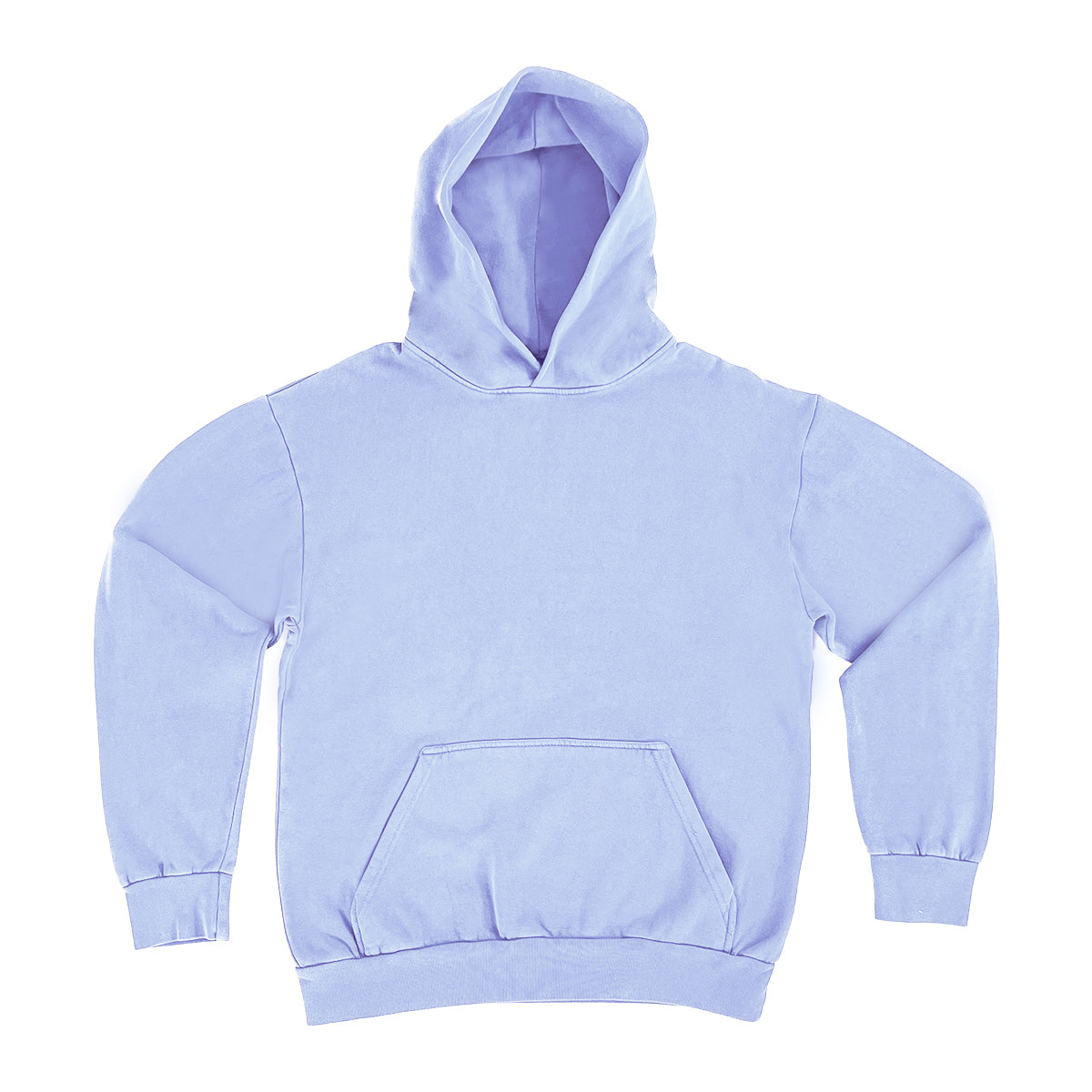 Plain & True 16oz Luxury Stringless Triple-Weight Hoodie — Premium Streetwear Blank (Print-Optimized 80/20 French Terry) – Ice Blue
