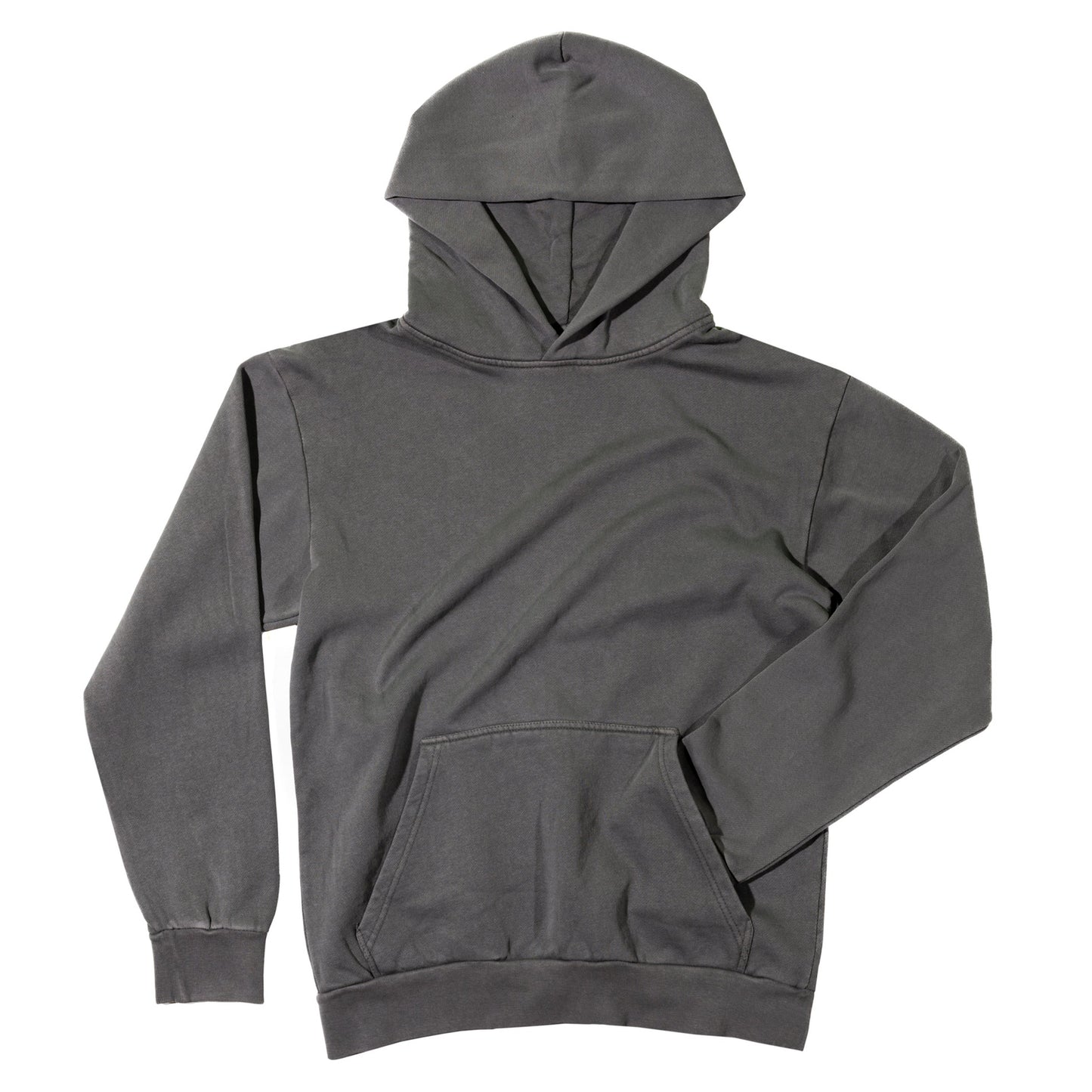 Plain & True 16oz Luxury Stringless Triple-Weight Hoodie — Premium Streetwear Blank (Print-Optimized 80/20 French Terry) – Cement Grey