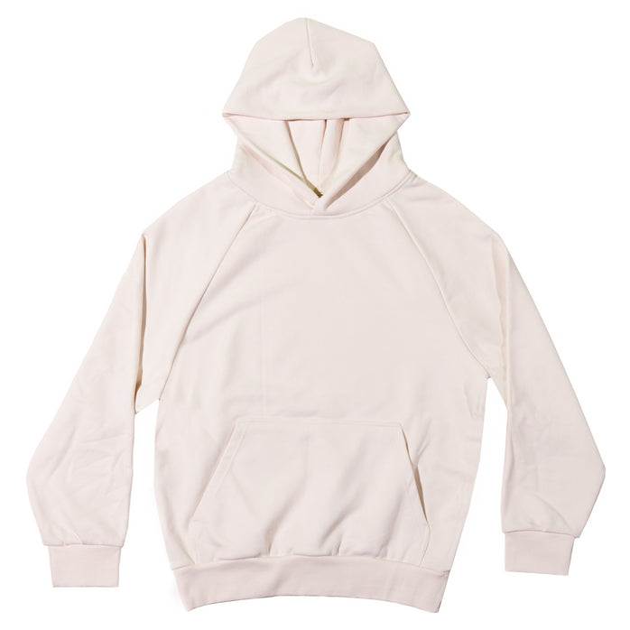 Plain & True 13oz Luxury Heavyweight Hoodie — Stringless Premium Blank (Built for Printing) – Essentials Cream