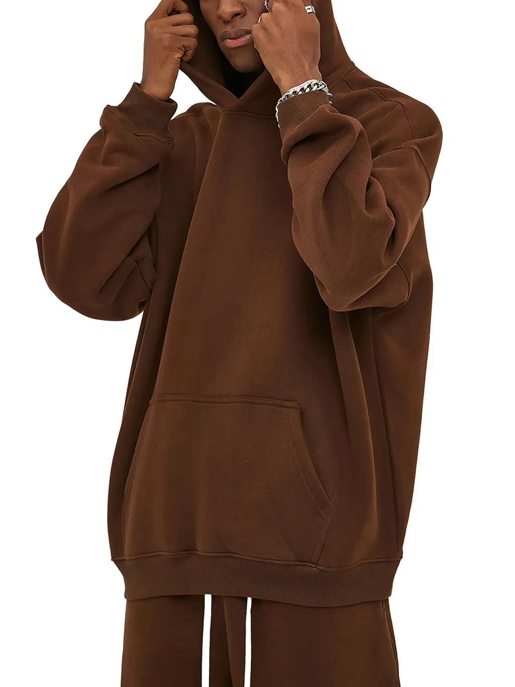 Triple-Heavyweight Stringless Oversized Ye Style Hoodie (Made For Printing) In 10+ Colors